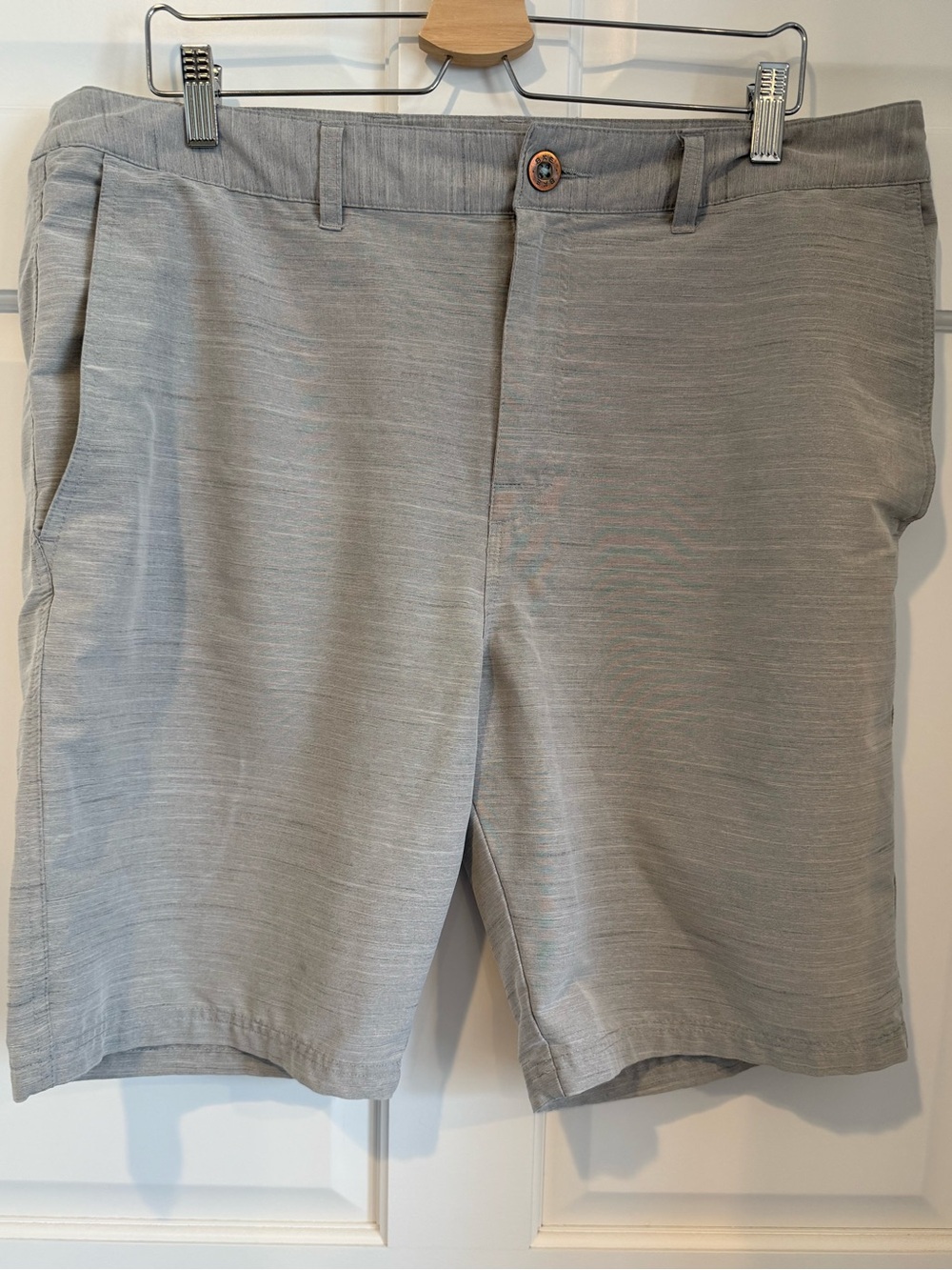 Heathered Gray BKE Hybrid Shorts for Men